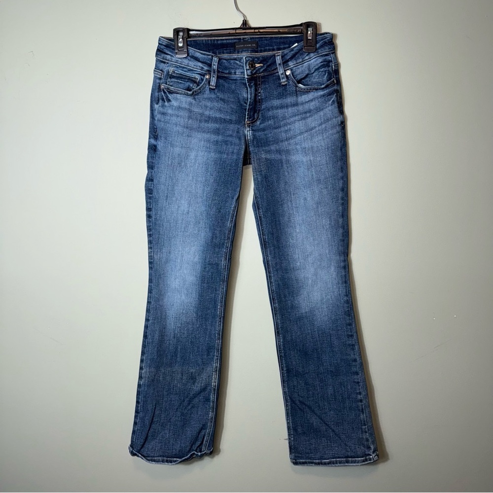 Silver Women’s Britt Slim‎ Boot Cut Jeans W29/L31 Dark Denim No distressing